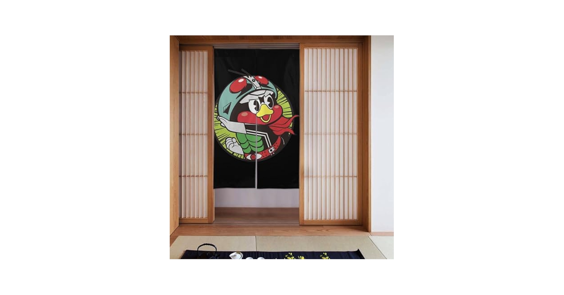 つば九郎　のれん 東京 ヤクルトスワローズ Amazon｜のれん 東京ヤクルトスワローズ つば九郎 (1) 暖簾